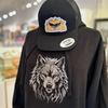 MAKE Original - Wolf - Unisex Hoodie Sweatshirt Black