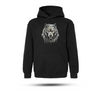 MAKE Original - Wolf - Unisex Hoodie Sweatshirt Black