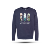 MAKE Original - Pacific Northwest Boards Bleu Marie - Unisex Crewneck Sweatshirt