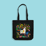 MAKE Original - Animals are Friends -  Tote Bag Black