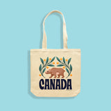 Canada Bear Julie Solvstrom MAKE Original Natural Tote Bag