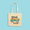 Sounds Gay Make Original Natural Tote Bag