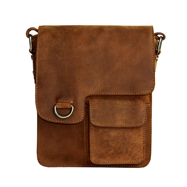 KECKS Leather Messenger Bag for Men Handbags Women Bags Designer